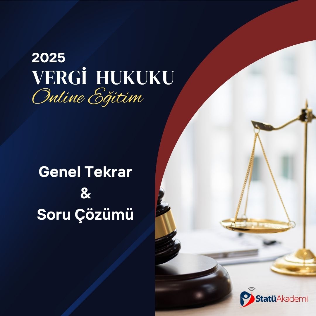 Vergi Hukuku 12'de 12 Kampı (Geniş Kapsamlı Tekrar ve Soru Çözümü)