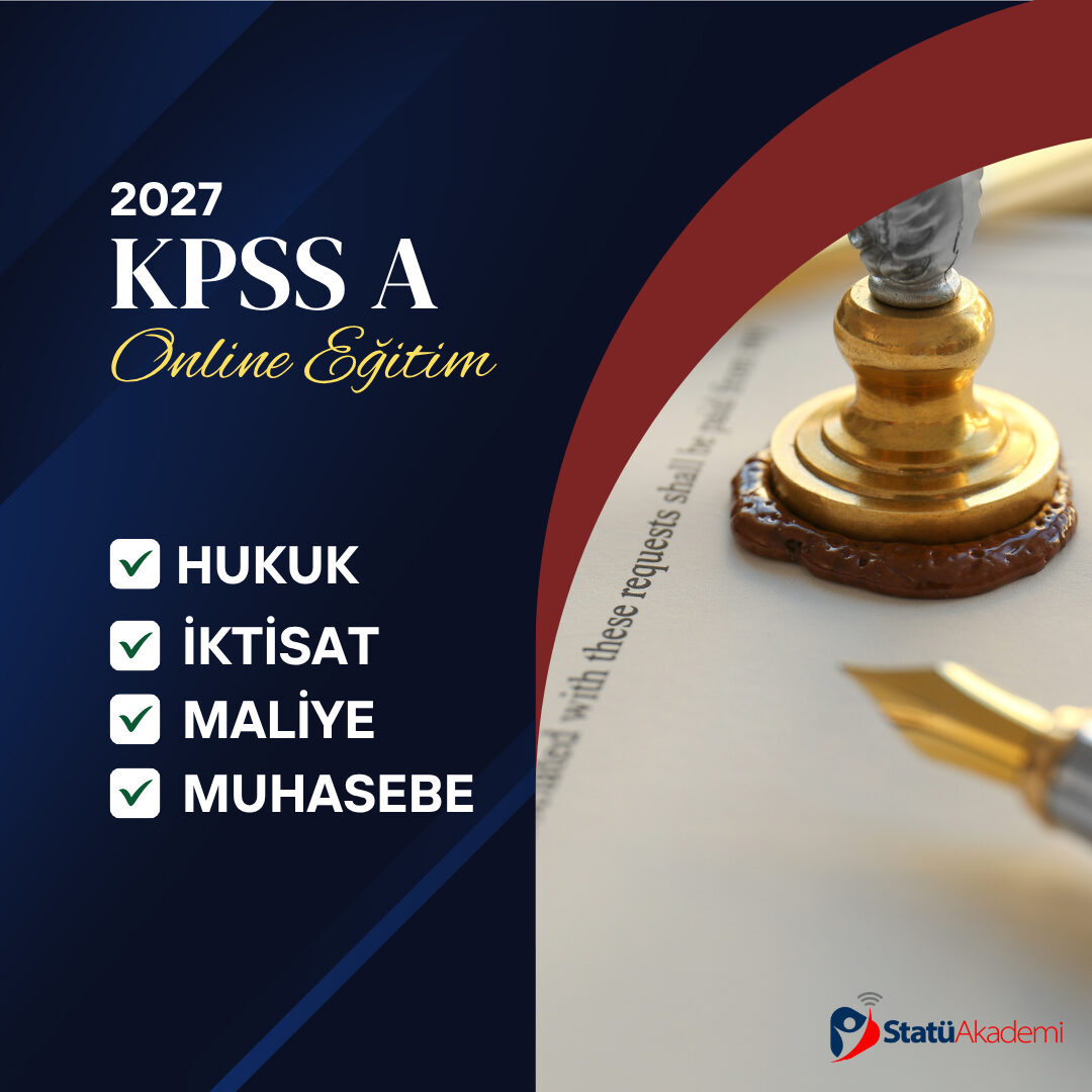 2027 KPSS A (Kitaplı Paket)